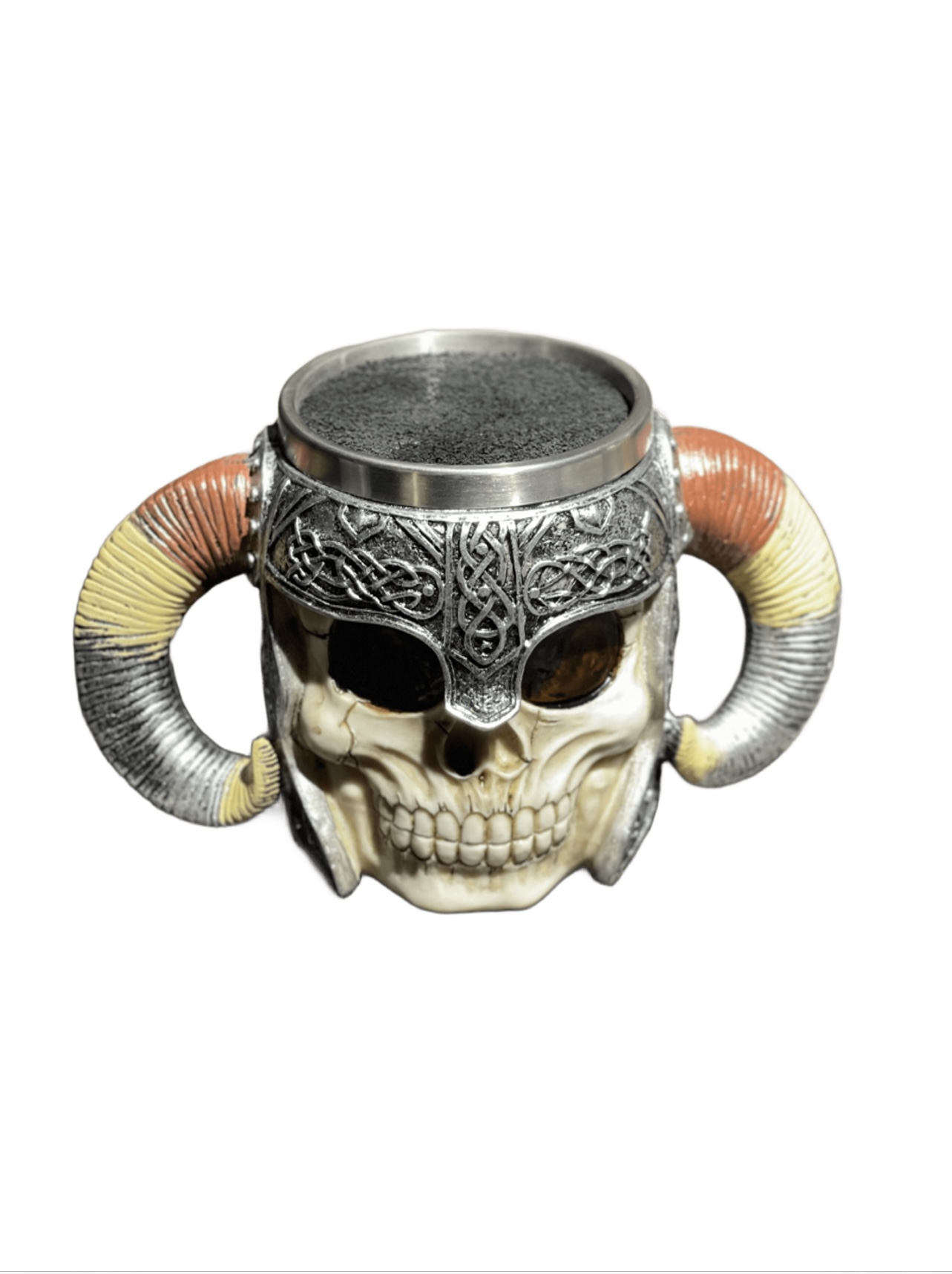 علبة أدوات حلاقة ع شكل جمجمة